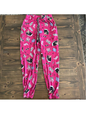 Legally Blonde Pajama Pants XS Pink Bend & Snap Movie Lounge Pants